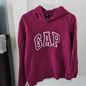 GAP Burgundy Hoodie with Logo